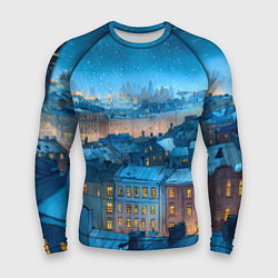 Мужской рашгард Крыши зимнего Питера