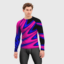 Рашгард мужской Multicolored color neon, цвет: 3D-принт — фото 2