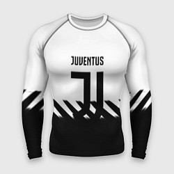 Мужской рашгард Ювентус полосы геометрия линии