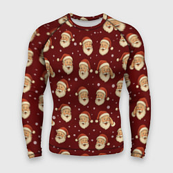 Мужской рашгард Паттерн с Сантой