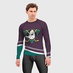 Рашгард мужской Anaheim Ducks Selanne, цвет: 3D-принт — фото 2