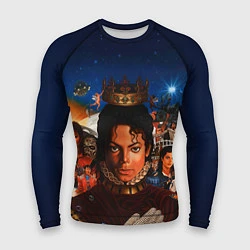 Рашгард мужской Michael Jackson: Pop King, цвет: 3D-принт