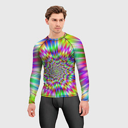 Рашгард мужской Спектральная иллюзия, цвет: 3D-принт — фото 2