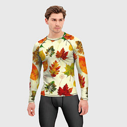 Рашгард мужской Осень, цвет: 3D-принт — фото 2
