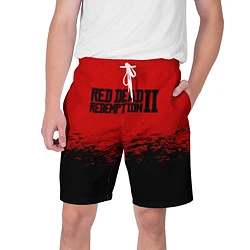 Шорты на шнурке мужские Red Dead Redemption II, цвет: 3D-принт