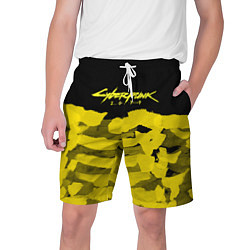 Мужские шорты Cyberpunk 2077: Black & Yellow