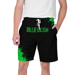 Шорты на шнурке мужские Billie Eilish, цвет: 3D-принт