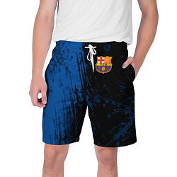 Шорты на шнурке мужские FC Barcelona ФК Барселона, цвет: 3D-принт