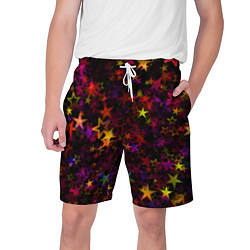Шорты на шнурке мужские Stars, цвет: 3D-принт