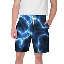Шорты на шнурке мужские Электро, цвет: 3D-принт