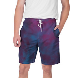 Шорты на шнурке мужские Космическое свечение, цвет: 3D-принт