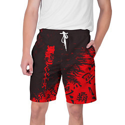 Шорты на шнурке мужские Токийские мстители Горизонтальная надпись, цвет: 3D-принт