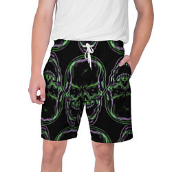 Шорты на шнурке мужские Skulls vanguard pattern 2077, цвет: 3D-принт