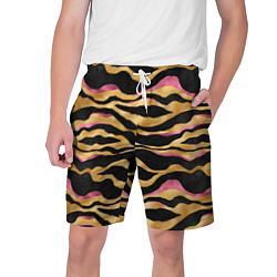Мужские шорты Тигровый окрас Gold Pink