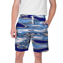 Шорты на шнурке мужские Волна Тихий океан, цвет: 3D-принт