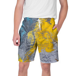 Шорты на шнурке мужские Извержение Красок, цвет: 3D-принт