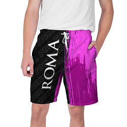 Шорты на шнурке мужские Roma pro football: по-вертикали, цвет: 3D-принт