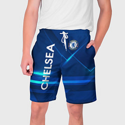 Мужские шорты Chelsea Синяя абстракция