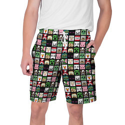 Мужские шорты Minecraft: characters