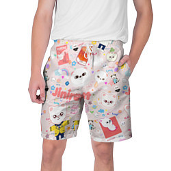 Мужские шорты Skzoo Jinniret pattern cartoon avatar