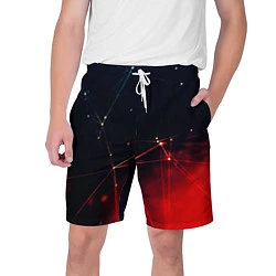 Шорты на шнурке мужские Midjourney Нейронный космос, цвет: 3D-принт