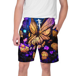 Мужские шорты Цветок бабочка midjouney
