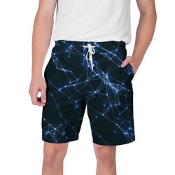 Шорты на шнурке мужские Нейросети абстракция, цвет: 3D-принт