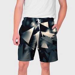Шорты на шнурке мужские Dark abstraction, цвет: 3D-принт