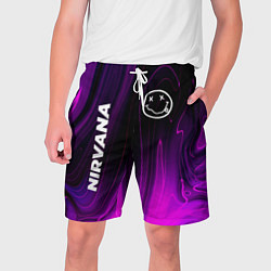 Мужские шорты Nirvana violet plasma