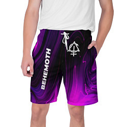 Шорты на шнурке мужские Behemoth violet plasma, цвет: 3D-принт