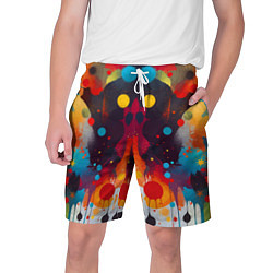 Мужские шорты Mirrow colorful blots - abstraction - vogue