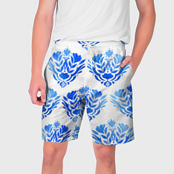 Мужские шорты Floral pattern - watercolor