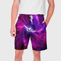 Шорты на шнурке мужские Фантастическая галактика, цвет: 3D-принт