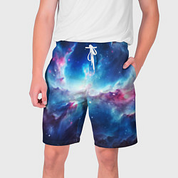 Шорты на шнурке мужские Fascinating cosmic expanses, цвет: 3D-принт