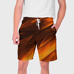 Мужские шорты Geometry stripes orange