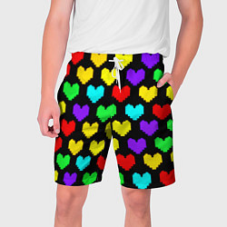 Мужские шорты Undertale heart pattern