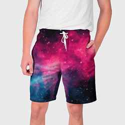 Шорты на шнурке мужские Абстрактный космос фантастика, цвет: 3D-принт
