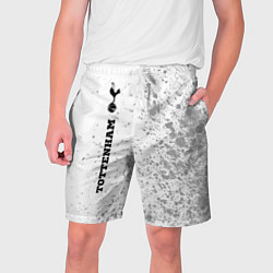 Шорты на шнурке мужские Tottenham sport на светлом фоне по-вертикали, цвет: 3D-принт