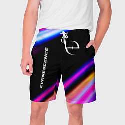 Шорты на шнурке мужские Evanescence neon rock lights, цвет: 3D-принт