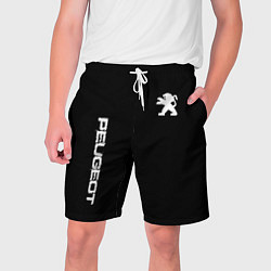 Мужские шорты Peugeot logo white