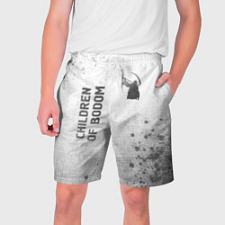 Шорты на шнурке мужские Children of Bodom - white gradient вертикально, цвет: 3D-принт