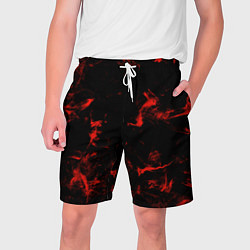 Мужские шорты Color red black