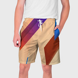 Шорты на шнурке мужские Multicolored, цвет: 3D-принт