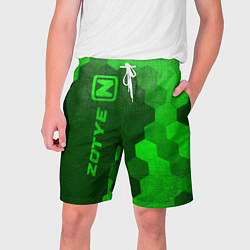 Мужские шорты Zotye - green gradient по-вертикали