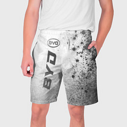 Мужские шорты BYD - white gradient по-вертикали