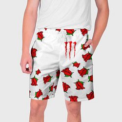 Мужские шорты Monster energy steel rose