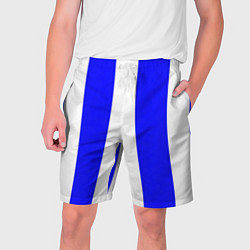 Мужские шорты Color white blue line