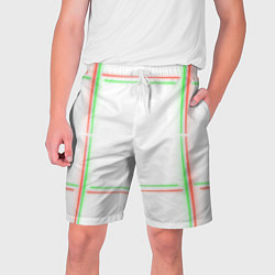 Мужские шорты Neon light green red