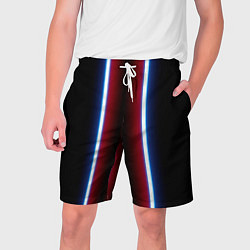 Мужские шорты Color white blue red neon