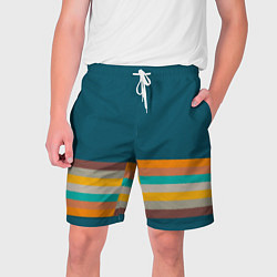 Мужские шорты Индиго и шумовой градиент заката с текстурой
